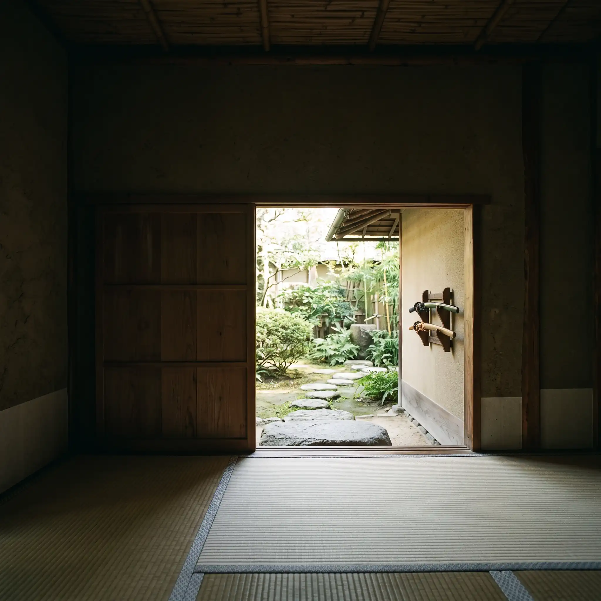 躙口(Nijiriguchi ＝Tearoom Entrance)
